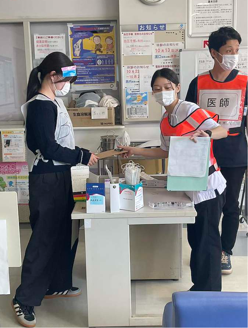 高知市災害医療救護訓練の様子1